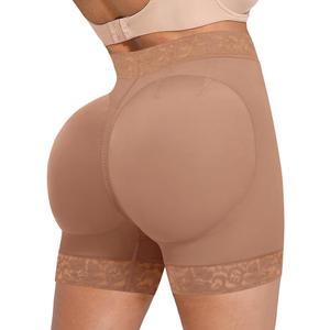 SHAPELLX Butt Lifting Shapewear For Women Tummy Control Faja Shaping Shorts Thigh Slimming Panties Mid Waisted Shaper M