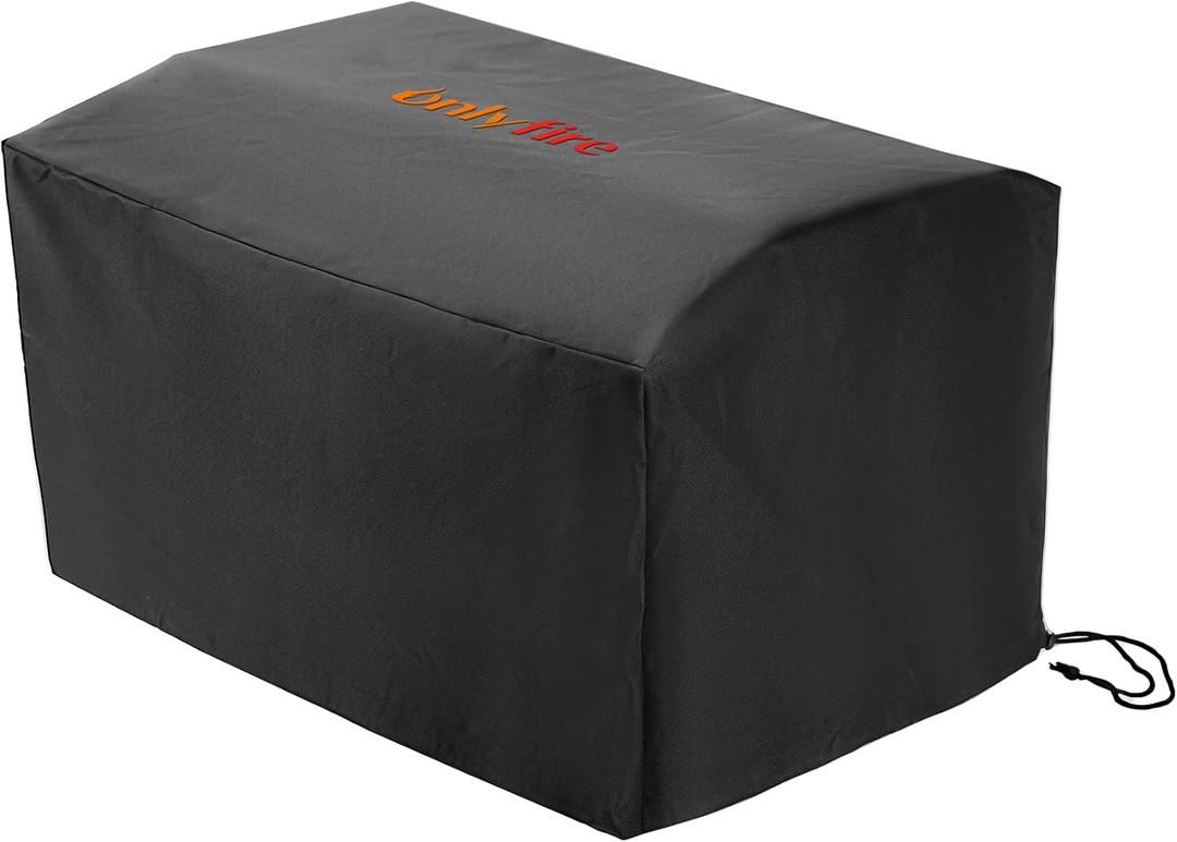 25" Grill Cover for Gas Grill Stoves, Waterproof Barbecue BBQ Cover for Blackstone, Cuisinart, Royal Gourmet, Pit Boss, Monument, Fits Onlyfire GS307 GS309, Pizza Oven, Wood Pellet Smoker, CV700