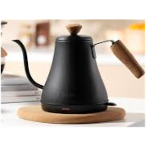 Bodum 27oz Bistro Gooseneck Electric Water Kettle, Pour Over Coffee & Tea, Stainless Steel, Matte Black