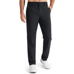 Libin Men's All Day Comfy Golf Pants Work Dress Pants 34" Quick Dry Lightweight Business Casual Trousers for Men with Pockets, Black, 34W x 34L Libin Men's All Day Comfy Golf Pants Work Dress Pants 34" Quick Dry Lightweight Business Casual Trousers for Men with Pockets, Black, 34W x 34L