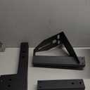 KUAFU Trailer Hitch Spare Tire Mount Compatible with Truck with 2 Inch Hitch Receiver Fits 4 & 5 & 6 Lugs Adjustable Rack Holder Mount