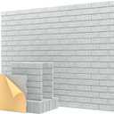 Kuchoow Soundproof Wall Panels, Sound Proof Panels for Wall,12 Pack Acoustic Panels Sound Absorbing Self Adhesive, Brick Acoustic Wall Panels for Home, Room, Ceiling, 12"12"0.4",Gray