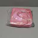 LoDrid Doll Case Compatible with Monster High Dolls with 6 Transparent Pockets for Display and Storage, Tote Bag with Front Pocket and Handle, Pink, Bag Only