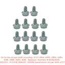 Torqueflite Transmission Oil Pan Bolts Fit for A727 A904 A999 30RH 32RH 42RE 44RE 46RH 46RE,14 Pcs