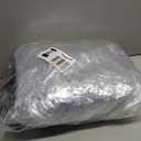 PRO BIKE TOOL Bicycle Cover Transparent PVC 0.15mm Thick, Reflective Safety Loops, Chain Hole Rings, Wheel Fit Rope, Adjustable Buckle Strap, Storage Bag, Large Size