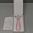 Facial and Neck Massager for Face, Neck - Skin Lifting & Firming - Wrinkle & Dark Circle Reducer - at Home Skin Care Face Sculpting Tool and Neck Massager-Pink (Single Head, Pink-single Head)