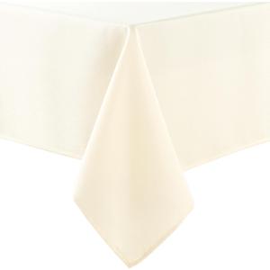 Hiasan 60 X 120 Inch Rectangle Textured Tablecloth - Waterproof Spillproof Antiwrinkle Jacquard Table Cloth for Kitchen and Dining Dinner, Outdoor Picnic, Holiday and Parties, Champagne