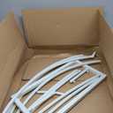 Metal Balloon Arch Kit, Love Balloon Column Arch Frame, Wedding Heart Arch Stand Supplies for Wedding, Bridal, Valentine's Day, Engagement and Birthday Party(White), 6.7 Ft white Heart Shape