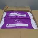 Poise Incontinence & Postpartum Pads for Bladder Leaks, 5 Drop Maximum Absorbency, Long Length, 84 Count