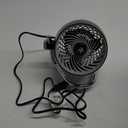 Vornado Pivot3 Compact Air Circulator Fan with Pivoting Axis, 3 Speed Settings, Removable Grill for Cleaning, Perfect for Home, Office, Dorm Use, Black