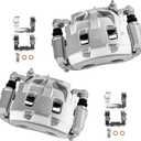 cciyu Front Left & Right Brake Calipers Assembly w/Bracket 19B3349 19B3348 For Subaru For B9 Tribeca/For Forester/For Legacy/For Outback/For Tribeca/For WRX