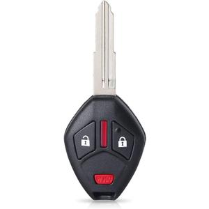 Keymall Head Key Fob Keyless Entry Remote Replacement for Mitsubishi Outlander 2007-2016 for I-MeiV 2011-2014(FCC:OUCG8D-625M-A P/N:6370A148) 3 Buttons