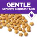 Purina Cat Chow Gentle Sensitive Stomach and Skin Dry Cat Food with Turkey - (Pack of 4) 3.15 lb. Bags
