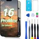 for iPhone 16 Pro Max Screen Replacement for iPhone 16 promax LCD Display Screen Digitizer 6.9',3D Touch Assembly Repair Part
