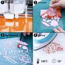 CAREGY HTV Heat Transfer Vinyl Bundle: 42 Pack 12" x 10" Sheets Iron on Vinyl, 30 Assorted Colors, Heat Transfer Vinyl for DIY T-Shirt