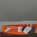 Heated Floor Mat Under Desk for Foot Warmer - Wider 110V Adjustable Temperature Electric Heating Pad - Carbon Crystal & Energy Saving Feet Warmers for Office,Home (Black)