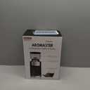 Aromaster Conical Burr Coffee Grinder with 25 Grind Settings, Adjustable 2-12 Cups Timer, Coffee Bean Grinder, 3-Ear Portafilter Holder, Anti-static Design, Cleaning Brush Included, Black