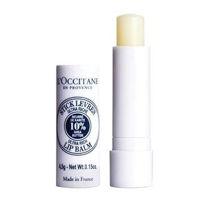 L'OCCITANE 10% Organic Shea Butter Ultra Rich Lip Balm Stick, Moisturizes, Nourishes, Repairs & Softens Dry, Chapped Lips, Long Lasting, Vegan