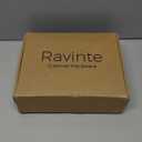 Ravinte 25 Pack 6 Inch Cabinet Pulls Kitchen Cupboard Handles with Round Base Matte Black Drawer Pulls Cabinet Handles 6" Length,3.75" Hole Center