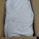 Down Fibers Comforter King Size Thick Winter-Ultra Soft Comforter High Fill Power Comforters, Hotel Collection Fully Duvet Insert with Corner Tabs, Expert-Crafted Even Loft (White, 106x90)