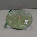 Mosewa Modern Wall Clock Silent Non Ticking 12 Inch Olive Green Battery Operated Simple Minimalist for Living Room Office Bedrooms Kitchen Home Decor