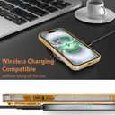 ZIYE for iPhone 16 Glitter Case Cute Luxury Dimond Shiny Design for Women Girls Soft TPU Shockproof Protective Slim Sparkle Bling Phone Case Gold