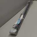 Reinforced 42" Extra Tall Pet Gate 55" Wide Retractable Baby Gate with Support Rods - Retractable Dog Gate Indoor/Outdoor Retractable Gate, Bottom Anti-Escape Tall Dog Gates for Doorways, Black