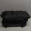 findway Golf Travel Bag for Airlines 900D Heavy Duty Oxford Golf Travel Case with Wheels, Golf Travel Cover with Club Protector Liner for Men Women (Black)