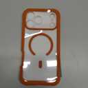 Diaclara Magnetic Designed for iPhone 17 Pro Max Case Full Body Bumper,[Compatible with MagSafe] Military Drop Proof Cover with Built-in Touch Sensitive Anti-Scratch Screen Protector,Orange