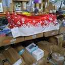 CAROMIO Christmas Curtains for Living Room, 2 Panel Sets, Red Velvet, 52"L x 16"T