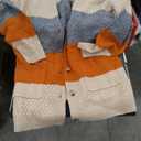 Zeagoo Womens 2025 Long Sleeve Chunky Cable Knit Fall Cardigans Sweaters Button Down Open Front Outerwear with Pockets, Large