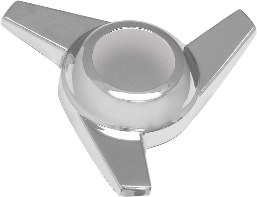 GG Grand General 90347 Chrome Knock-Off Spinner 3 Bar Swept 2-1/2 Inches Wing, L/H, Silver