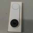 Google Nest Doorbell (Wired, 3rd Gen) - 2K Video and Gemini, Live View, Night Vision, 2-Way Audio - Works with Google Home - 2025 Model - Snow