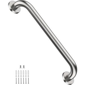 ZUEXT 20 Inch Brushed Nickel Stainless Steel Bathroom Shower Grab Bar