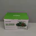 Ahopegarden Indoor Garden Hydroponics Growing System: 10 Pods Plant Germination Kit Herb Vegetable Growth Lamp Countertop with LED Grow Light - Hydrophonic Planter Grower Harvest Lettuce