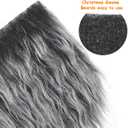 PRETYZOOM 18pcs Gnome Beards for Crafts, Precut Faux Fur Beards, Braid, Wood Balls for DIY Handmade Holiday Gnomes, Halloween, Easter, Christmas Party Supplies