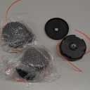 3Pack Trimmer Head Replacement for Echo Speed Feed 400 SRM2100 SRM225 SRM200 SRM230 SRM250 SRM265 SRM266 SRM280 for Shiandaiwa T195S T220 T222 T230 T231 Trimmer