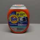 Tide Ultra OXI Power PODS with Odor Eliminators Laundry Detergent Pacs 63 Count For Visible and Invisible Dirt