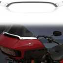 Split Windshield Trim Kit for Road Glide 15-24, Split Aluminum Windscreen Side Center Trim Kit for Harley Touring Road Glide Ultra FLTRU FLTRX Special FLTRXS 2015-2024 Accessories