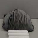 WEERRW Velvet Couch Cover for 3 Cushion Couch Covers - Stretch Sofa Slipcovers with Non Skid Foam and Elastic Bottom, Furniture Protector for Pets, Crafted from Soft Plush Fabric, Dark Grey, Large