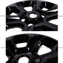 17 inch Hubcap Wheel Skin Covers Compatible with 2014-2024 Toyota 4Runner SR5, Durable ABS Plastic Rim Covers (Set of 4), Fit for Standard Wheels - Snap On Tire Cover Replacement