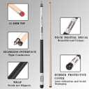Canadian Maple Pool Cue Sticks (10mm/11.5mm/13mm), 58" 2-Piece Pool Sticks with Low Deflection Shaft,Billiard Sticks for Home, Bar, and Tournament Play