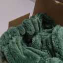 UGASA 14x24 Inch Christmas Pillow Cover Pack of 1 Soft Boho Stripe Corduroy Long Rectangle Lumbar Cushion Case Farmhouse Decorative Pilowcase for Bed Couch Sofa Bedroom, Christmas Green