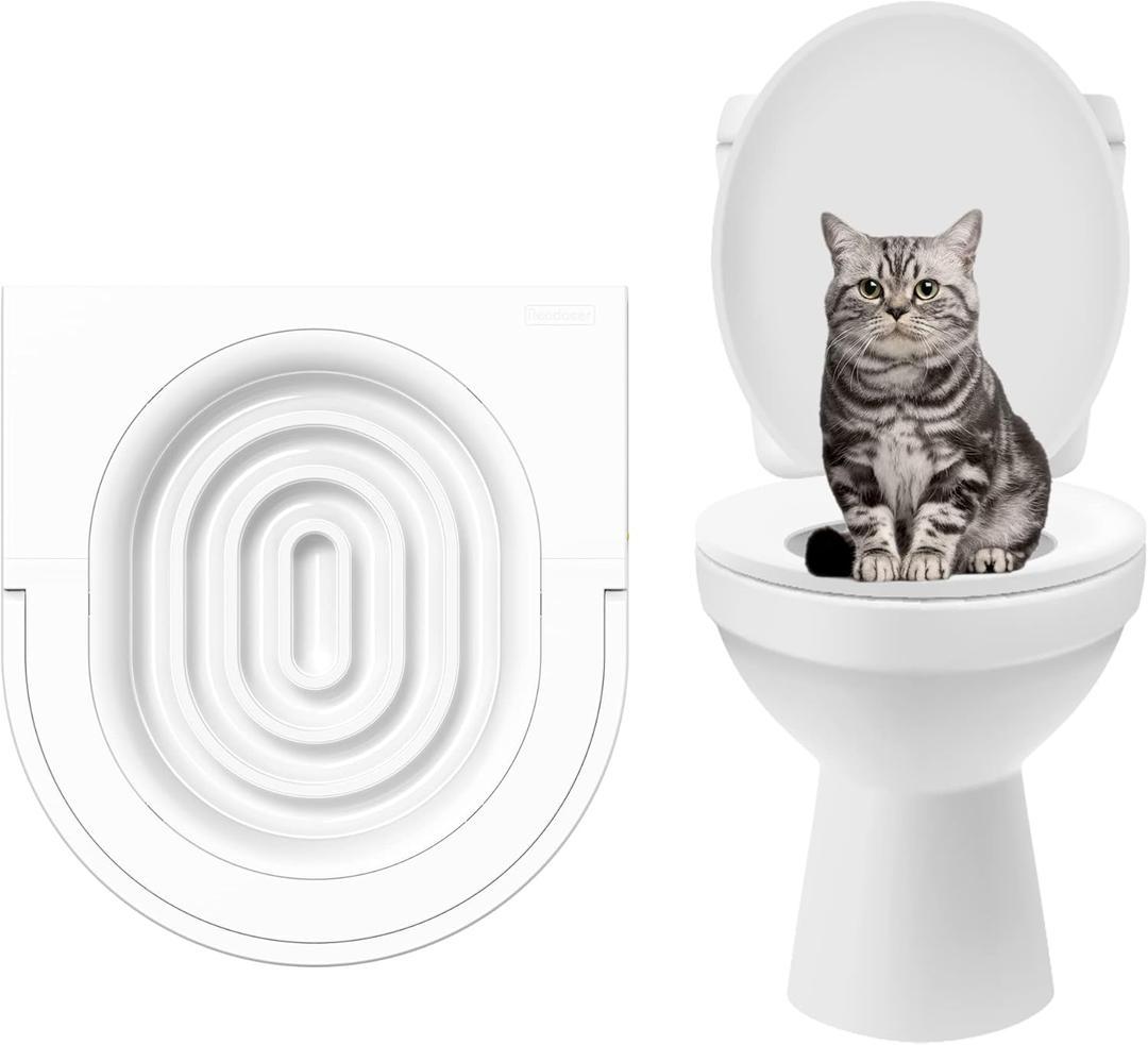 Readaeer Cat Toilet Training Kit  Train Your Cat to Use The Toilet