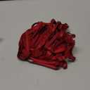 Lilosy Sexy Choker Floral Lace Scallop Sheer Underwire Push Up Garter Belt Lingerie Set 3 Piece (XX-Large, Wine Red)