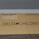 Delta Children Deluxe Multi-Bin Toy Organizer with Storage Bins, Dark Chocolate/Primary Colored Bins