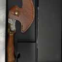 ROCOCO Viking Cleaver Knife Butcher Meat Cutting Boning Knife Hand Forged Chinese Kitchen Axe with Sheath Home Outdoor BBQ Camping Chirstmas Birthday Chirstmas Mother Father Gift Men (6.2 Inches)