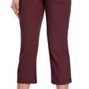 Willit Women's Capri Pants Dress Yoga Capri Stretch Business Work Casual Capris Straight Leg Office Pants 21" (M)