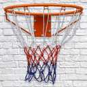 Basketball Folding Hoop, Indoor/Outdoor Hanging Basketball Net, All-Weather Net, Wall Hanging 18"