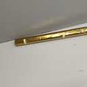  11.5"x 60" Chrome Mirror Gold Vinyl Wrap Self-Adhesive Car Sticker Car Wrap Vinyl (Gold)